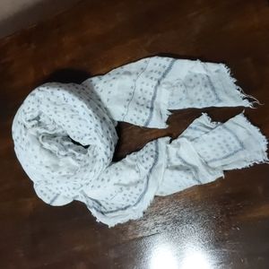 White scarf